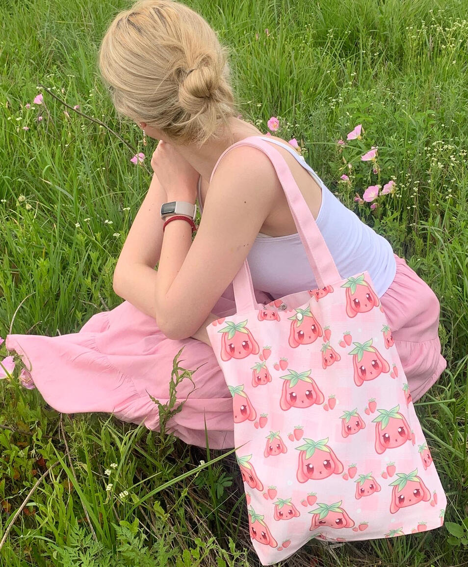 strawbunny Totebag
